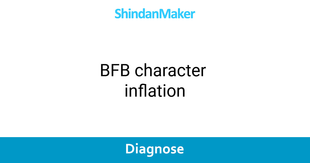 Bfb Numbers Inflation BFB character inflation