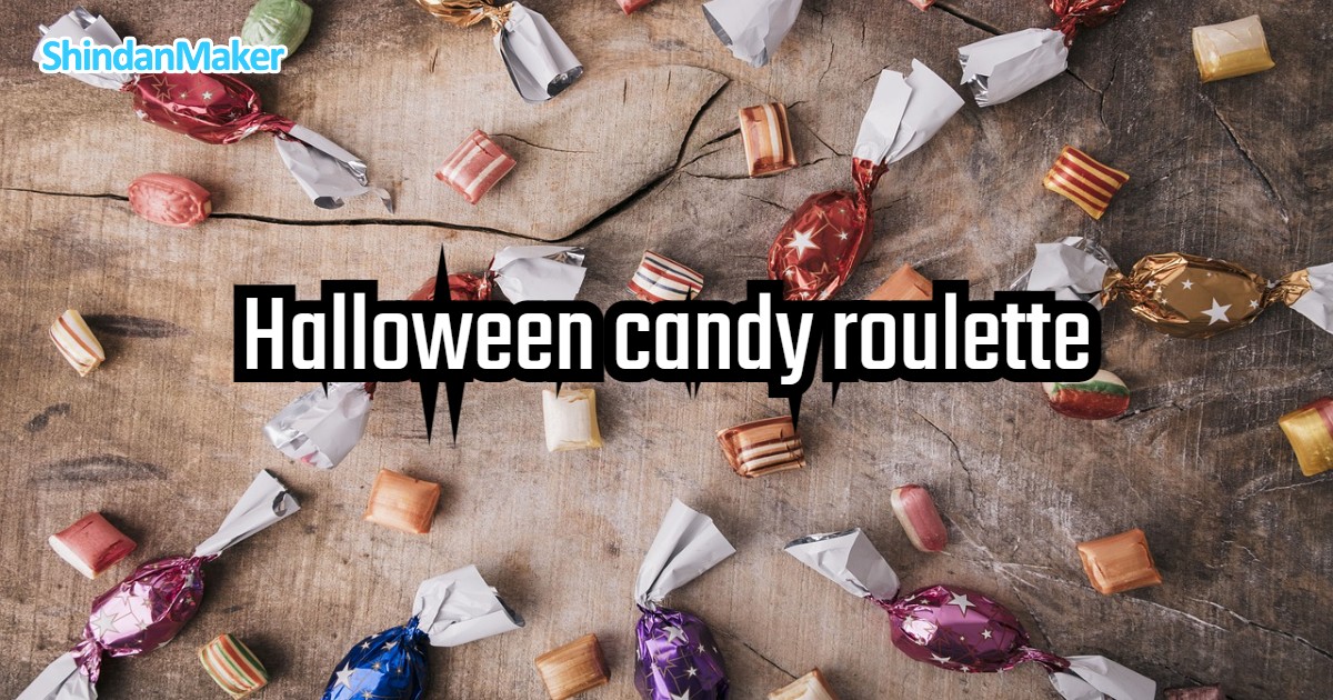 Halloween candy roulette