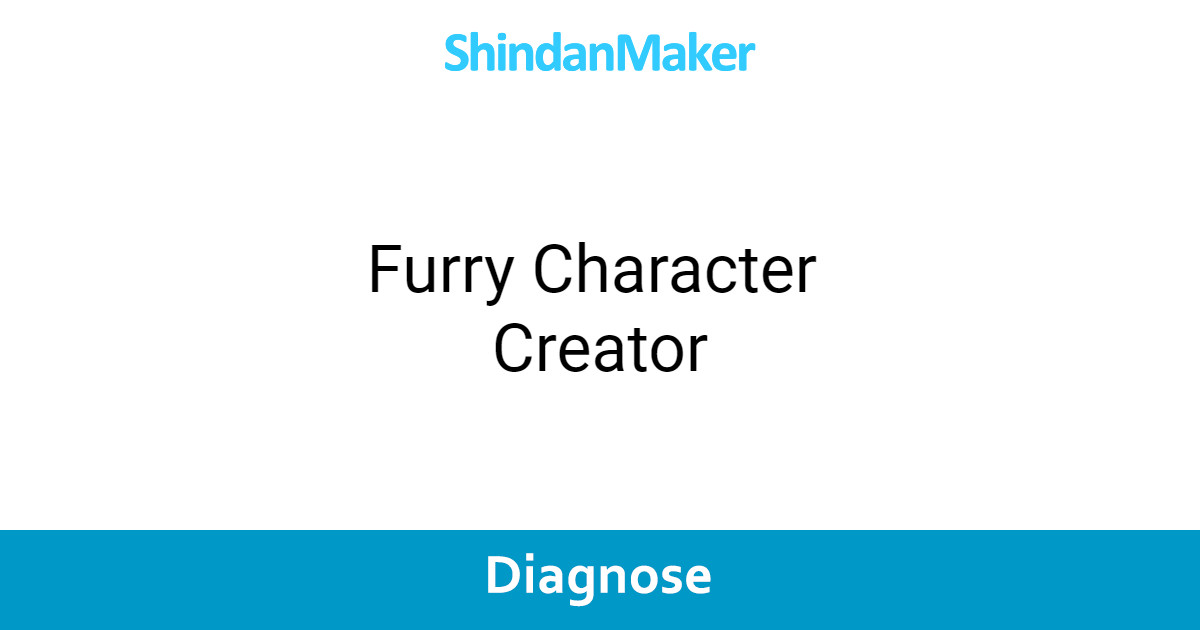 Furry Character Creator