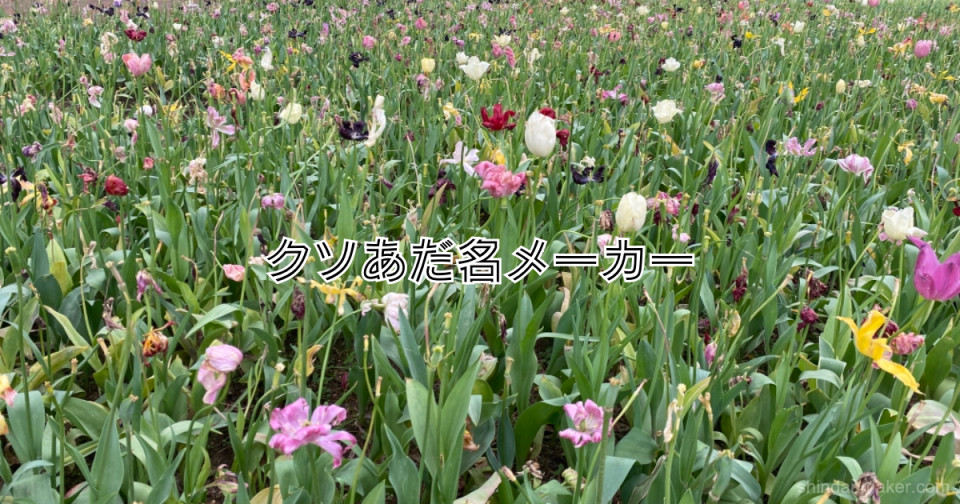 クソあだ名メーカー クソあだ名メーカー