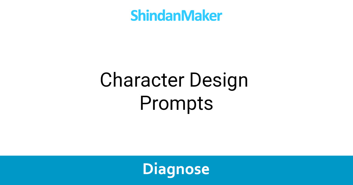 Character Design Prompts