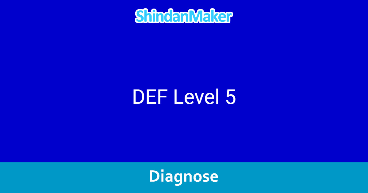 DEF Level 5